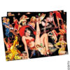 sets de table papier pin-up : le bloc de 40 sets 30x40cm.